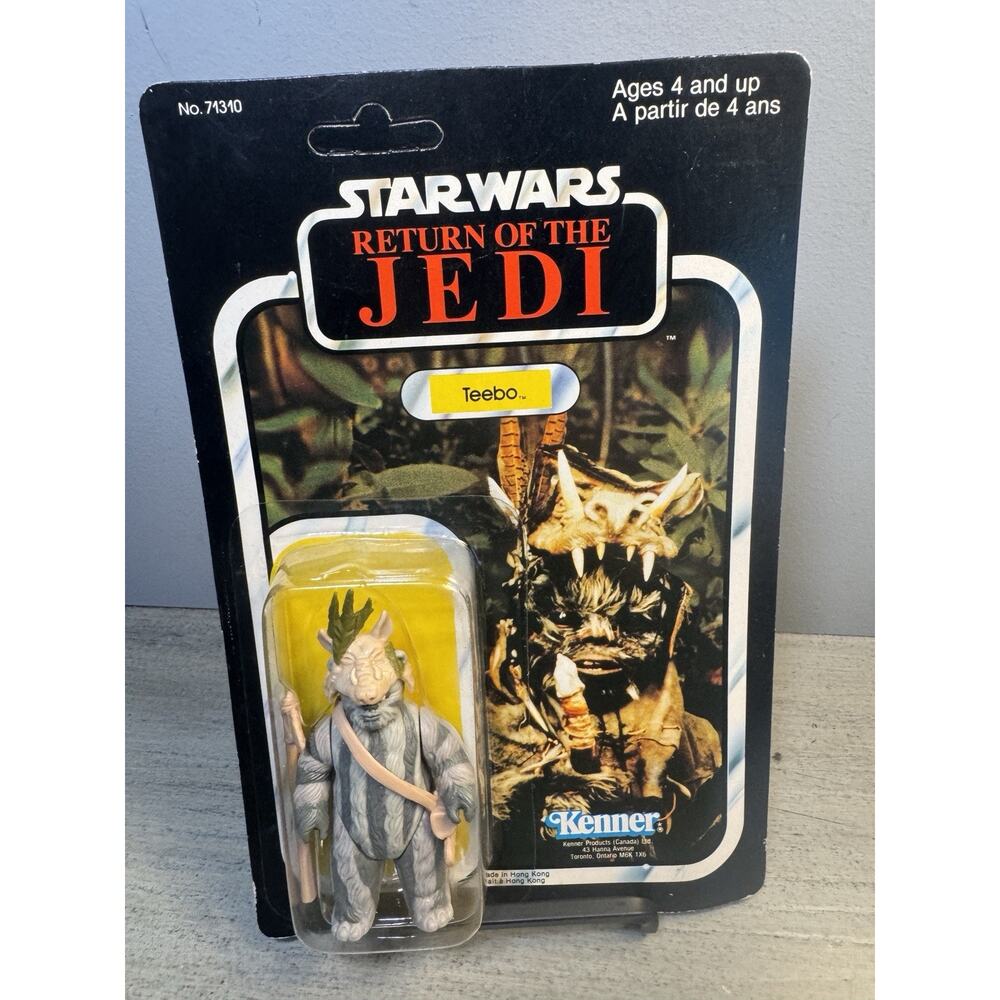 Vintage ROTJ 77 Back Teebo Unpunched